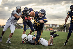  football game action shot